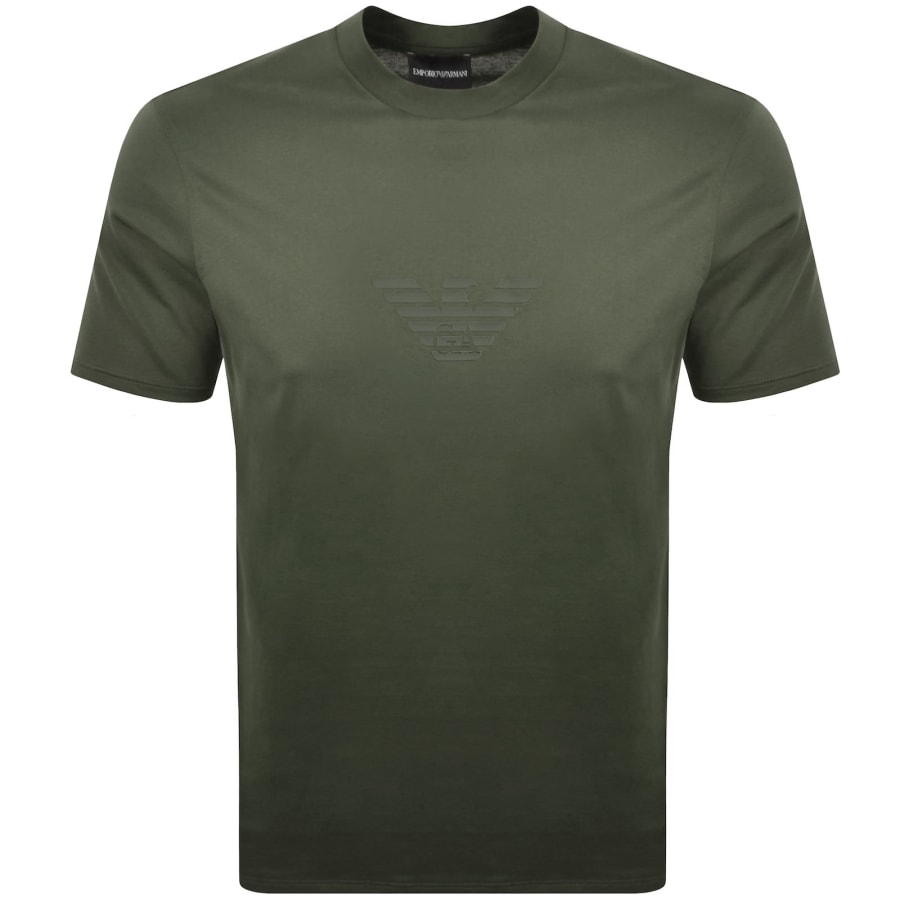 Emporio Armani Logo T Shirt Green | Mainline Menswear us